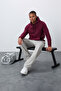 Redbud Cotton Thick Fleece Soft Textured Comfort Fit Embroidered Men's Sweatshirt - 88419