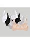 Women's Cotton Dowry Bag, Gift Bag, 4 Color Cups, Ornamental Lace Bra Bb2109 - 2