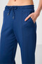 Parlament Women's Palazzo Trousers with Soft Textured Pockets and Front Seam Detail - 94670 - 4