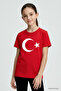 Red Moon Star Printed Unisex Kids T-Shirt - 11333 - 4