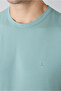 Muscle Fit Crew Neck Knitted Short Sleeve T-Shirt - 3