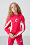 Viva Red Cotton Inside Hairy Soft Textured Standard Fit Printed Girl's Tracksuit Set - 75166 - 4