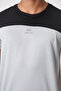 Gray Breathable Textured Slim Flexible Standard Fit Men's Performance T-Shirt - 88386 - 3