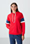 Fiesta Compact Cotton Thick Smooth Textured Hooded Standard Fit Women's Sweatshirt - 97290 - 4