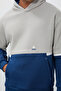 Stone Cotton Thick Furry Soft Textured Comfort Fit Embroidered Men's Sweatshirt - 88417 - 2