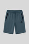Forest Green Hidden Zipper Back Pocket Lace-Up Standard Fit Men's Shorts - 81136