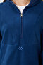 Parlament Thick Soft Textured Hooded Standard Fit Embroidered Fleece Women's Sweatshirt -97286 - 3