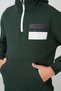 Pine Green Cotton Thick Fleece Lined Standard Fit Printed Boys' Tracksuit Set - 11246 - 6