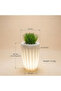 Medium Modern Planter with LED Lighting - 8