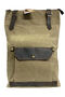 Vintage Canvas Leather Waterproof Design Unisex Excursion School Sports Travel Camping Backpack 32cm X 41cm - 7