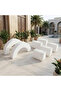 Medium Curb Set 5 Pieces + 2 Red Arches Led Lighting - 5