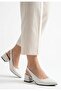 White Women's Heeled Shoes - 3