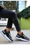 Black Lilac Detailed Women's Sports Shoes - 3