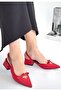 Red Women's Classic Heeled Shoes