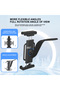 black Xnyocn Car Tablet Stand Easy Paste Mount Stand 4-13 Inch Universal Holder Dashborad Center Con - 5