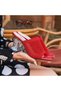 Women's Red Knitwear Transparent Heeled Slippers - 8