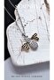 Black Yellow Striped Bee Steel Necklace - 3