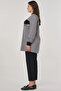 Sequin Embroidered Tunic Gray - 4