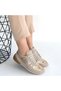 Beige Gold Women's Sports Shoes - 4