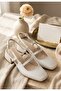 White Women's Heeled Shoes - 2