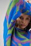 Multicolored Knitwear Tunic Cobalt Blue - 6