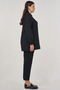 Embossed Pattern Tunic Black - 6
