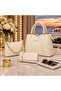 Luxury Combination Women's Luxury Shoulder Bag, 3 Compartment Phone Bag and Wallet