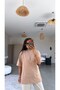 Camel Washed Fabric Six-Piece Basic Tshirt - 2