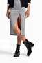 Women's Metal Heel Thick Heeled Boots Lumbi Black - 6
