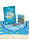 Quran Course with Bag, Elif Ba Book, Children's Prayer Rug, Worship Set, Blue - 4