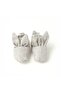 Rabbit Ear Muslin Baby Booties – Cotton Gray - Gray 0-6 Months - 3