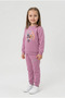 Girl's Three-Thread Embroidered 2-Piece Set |   Sweatshirt & Sweatpants |   Floral Printed - 4