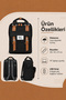 Dogs Backpack with USB Port Black - 3