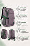 Moods up Lucky Laptop Backpack Gray - 3