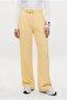 Women's Rena Belted Lycra Yellow Palazzo Trousers - 5