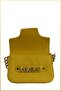 Lia Women's Hand and Shoulder Bag with Chain Buckle Accessories - Yellow - 5