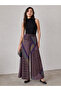 Ethnic Pattern Satin Women's Palazzo Trousers - 3