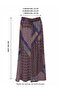 Ethnic Pattern Satin Women's Palazzo Trousers - 2