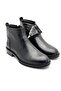 Men's Genuine Leather Boots - Fur-Lined, Cold and Water Resistant, Orthopedic, Non-Slip Sole Winter Shoes - 7