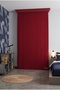 Crown Red Solid Color Soft Background Curtain, Pleatless Flat Planting, Extrafor Drawstring, Single Wing - 7