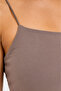 Women's Thin String Strap Double-Layered Crop Blouse, Basic Bustier - 6