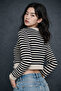 Thin Striped Buttoned Cardigan - 2