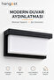 Modern Wall Sconce Black Framed Decorative Wall Lighting Lamp - 7