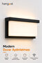Modern Wall Sconce Black Framed Decorative Wall Lighting Lamp