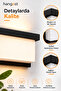 Modern Wall Sconce Black Framed Decorative Wall Lighting Lamp - 2