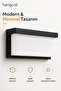 Modern Wall Sconce Black Framed Decorative Wall Lighting Lamp - 5