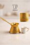 250 ml 4-5 Person Engraved Chubby Cast Steel Coffee Pot Induction Cooker Compatible - 2