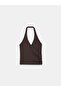 21268 Halter Top-Dark Brown - 6