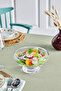 Selen Concept Moon Model Handmade Glass Salad and Presentation Bowl with Feet - 7