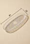 طبق قارب زجاجي مصنوع يدويًا من Selen Concept Cage Model - 8